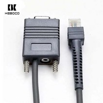 Zebra Motorola 심볼 바코드 스캐너 케이블 3M 코일 CBA-R01-S09PAR DB9-RJ45 LS2208 RS232 LS2208AP Li4278 DS8108 DS22, [01] Gray, [01] 3m