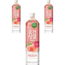 키워도 회의 미팅 회사 탕비실 사무실 간식 자연은 요거상큼 복숭아 1.5L 페트 12개 1.5L, 3세트