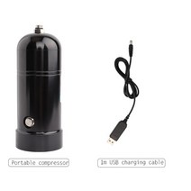 서페이서 도료Onnfang 무선 공기 압축기 휴대용 에어 브러시 0.3 & 0.5mm Spary 건 메이크업 아트 바디, 05 BLACK-A