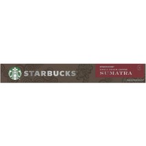 스타벅스 네스프레소 싱글 오리진 수마트라 커피 파즈 10캡슐 Starbucks Nespresso Single Origin Sumatra Coffee, 1팩