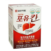 일양약품 간건강기능식품 밀크씨슬 포유칸 180캡슐, 60정, 16개