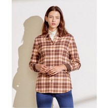 [21FW 닥스 여성]핑크 체크 긴팔셔츠-DLSH1D901P2