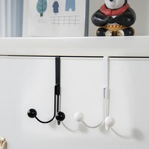 도어 행거 문고리 도어훅 옷걸이 모자걸이 도어후크, F246 (블랙1P)