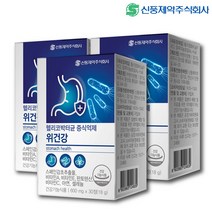 신풍제약 헬리코박터균 증식억제 위건강 3박스(3개월분) 위점막 보호 영양제 비타민, 3박스