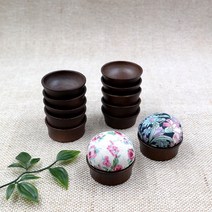 당일출고/ NEW 원목 핀쿠션 받침대 10개세트-월넛 S사이즈L사이즈/ 프랑스자수수업 공방용 대량구매, S사이즈10개