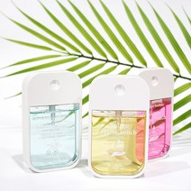 퍼퓸 클린미스트 휴대용 손소독제 스프레이 3가지향, 모링가향