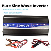 인버터 컨버터 순수 사인파 가정용 자동차 전력 변환기 태양 에너지 DC 12V 24V 48V 60V 에서 AC 110V 220V 50HZ 60HZ 2000W 3000W 4000W, 2000W+24V+Universal 230v 50hz