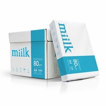 한국제지 밀크복사지 A4 80g (500매)x5팩, 단품