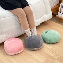 풀템 발난로 풋워머 발열 쿠션 USB 온열기 가정 사무실 캠핑 전기히터, [1+1 겨울나기 특별 이벤트], 러시안 블루 + 소프트 민트