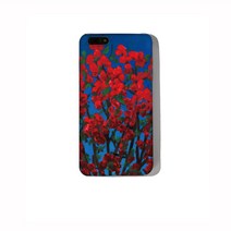 Vintage Red Red Flower 핸드폰 케이스