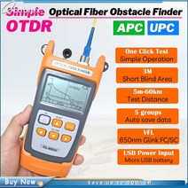 미니 60KM 광학 OTDR 시간 도메인 반사 계 내장 FC SC LCD 광섬유 레인저 CL-880, 01 CL-880UPC