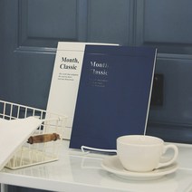 2023 날짜형 플래너 L 먼슬리 위클리 데일리 플래너 심플 노트 플래너, 06 크라운 블루 blue
