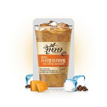 칸타타 파우치 카라멜 마끼아또 액상 커피 230ml 50팩