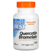 Doctor's Best Quercetin Bromelain 180 Veggie Caps