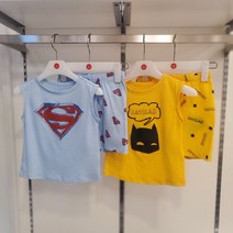 래핑차일드 부평점 슈퍼맨 베트맨 무드의 남아 에어리쿨 히어로 나시 상하세트 B3329-7I4-O9 LHC