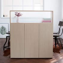 블리 1000 모루 가벽인테리어 파티션 수납장세트 SH22035, M SET_네추럴_22035