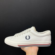 편집샵 에스마켓 FRED PERRY UNDERSPIN LEATHER B4343-129 SNOW WHITE