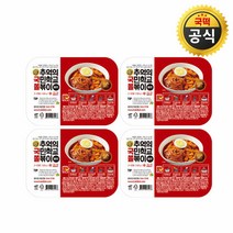추억의 국민학교 쫄볶이 520g(2인분)x4개, 단품, 단품