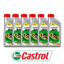 캐스트롤 오토바이 4사이클 엔진오일 10W-40 합성유, 4사이클 엔진오일 1박스(6통), 1개