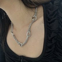 커브 사슬 여자 명품 체인목걸이