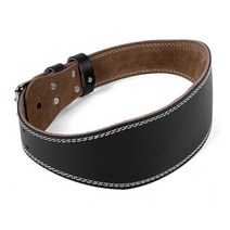 피트니스HARA 통가죽 리프팅벨드 헬스벨트 데드리프트 복압벨트 허리보호대 블랙, XL, 블랙-XL