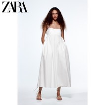 ZARA 자라 볼륨 나시 롱 원피스