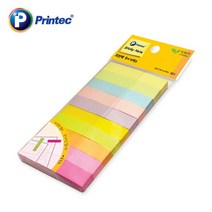 종이인덱스PI040 혼합10색 50X10mm 45매X10 포스트잇 제작, 본상품선택