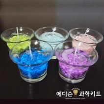 젤리양초만들기(12인용)-유리 내열용기 포함, 분홍
