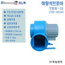 하늘풍력/이노텍/하향식/브로아/송풍기/환풍기/환기팬/일반형/집진기/급배기팬/고정다리부착형///TBW-51(TB-105S)