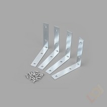 중 스텐 선반다리 시멘트 석고보드 선반받침대 4P 선반대 보철물 선반브라켓 인테리어자재 선반지지대, 기본