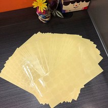 투명 원형 스티커 30mm 40개 1장 다꾸 씰링 무지스티커 73764EA, 본상품선택