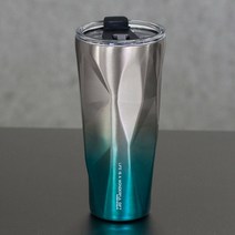 키친아트 락 스텐레스 휴대용 텀블러 오션블루 600ml, 단품