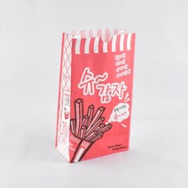 슈감자봉투 튀김봉투 감자튀김봉투 레드 양념감자튀김봉투 감자봉지 튀김봉지 1000장