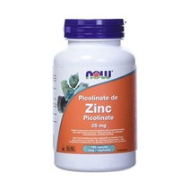 NOW Zinc Picolinate 아연 피콜리네이트 이뮨 25mg 100Veg Capsules