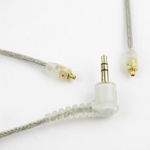 오인페 TH904 오디오 케이블 교체 64 인치 SHURE SE215 SE315 SE425 SE535 대부분의 3.5mm 인터페이스 이어폰