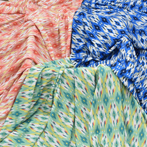 유명한원단 불가리 냉감 다이마루 스판 냉장고 원단 여름 천 에스닉 3종, 블루(H11)