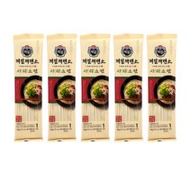 [UNIQ] 진공반죽!! CJ 제일제면소 사리소면 100g, 5개