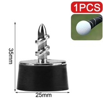 게이트볼 장비 운동회 용품 뉴스포츠 스틱 볼채미니 고무 흡입 컵 픽업 스크류 골프 공 리트리버 퍼터 그립, 01 Black 1 25x35mm