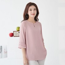 엄마옷 마담4060 진주튤립소매블라우스-QBL204020- 248920