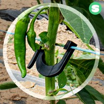 이지 고추U클립 고추집게 고정 유인줄 예인선 상인농자재, 이지고추U클립(50개), 1개