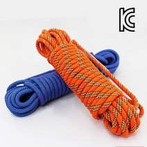 갈렙등반 12mm 등산 로프 자일 클라이밍 암벽 밧줄 끈 KC인증 5M-200M, 60M, 레드