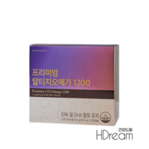 여에스더 프리미엄 알티지 오메가 1200(2개월분), 120캡슐 x 1박스