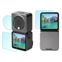 DJI 액션2 ACTION2 전용 액정 렌즈 보호 필름 강화유리 악세사리 액세서리 파워 듀얼스크린 콤보, 듀얼스크린 콤보용 2세트(AC-G81D)