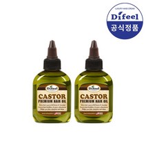 디필 프리미엄 내추럴 캐스터 헤어 오일 75ml X2, 없음