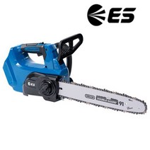 ES산업 충전 체인톱 LCHS1454 14인치 54V MAX 6.0Ah-1EA 세트 가지치기 벌목작업 등등