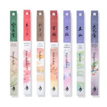 송영당 쇼에이도 인센스스틱 모음 선향 천연디퓨져 방향제 내추럴 요가 명상 집들이 선물 향기 향 콘 홀더 스틱 죽향, 트리