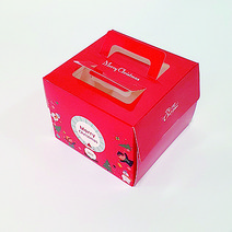 아이팩 크리스마스 미니케익상자 눈사람, 골드, 10개