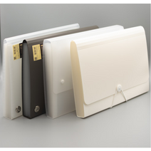 하도메 파일 서류 부동산 a4 영수증 정리 보관 포켓 아코디언 pp 클리어 인덱스 케이스, 하도메 파일(navy)