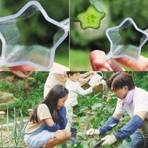 고추 오이 성형틀 성장모형 수박 쿠키틀 재배 야채 몰드, 하트