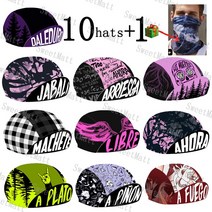 스위트매트 클래식 레트로 폴리에스테르 사이클링 캡 빠른 건조 통기성 자전거 모자 여름 자전거 스포츠 발라클라바 10 개 팩, 없음